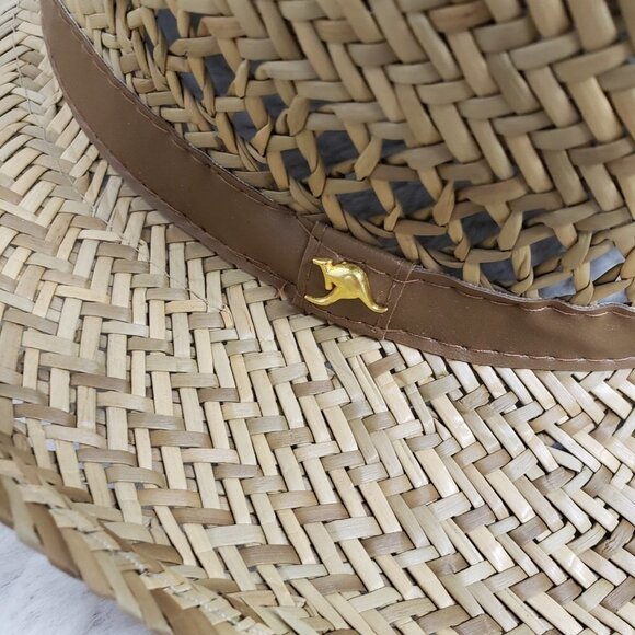 Dorfman Pacific Company Straw Fedora Size M - Picture 6 of 9